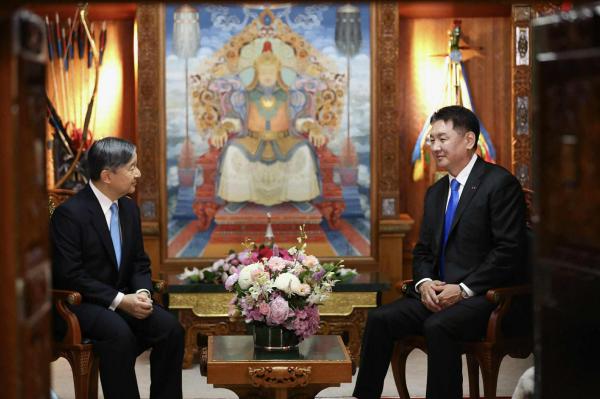 U.Khurelsukh大統領夫妻と天皇皇后両陛下は公式会談を開催