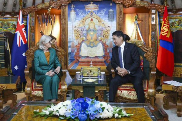 U.Khurelsukh大統領とSamantha Mostynオーストラリア連邦総督が公式会談