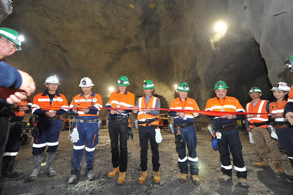 Oyutolgoi地下鉱山建設を加速させる第2シャフト操業開始