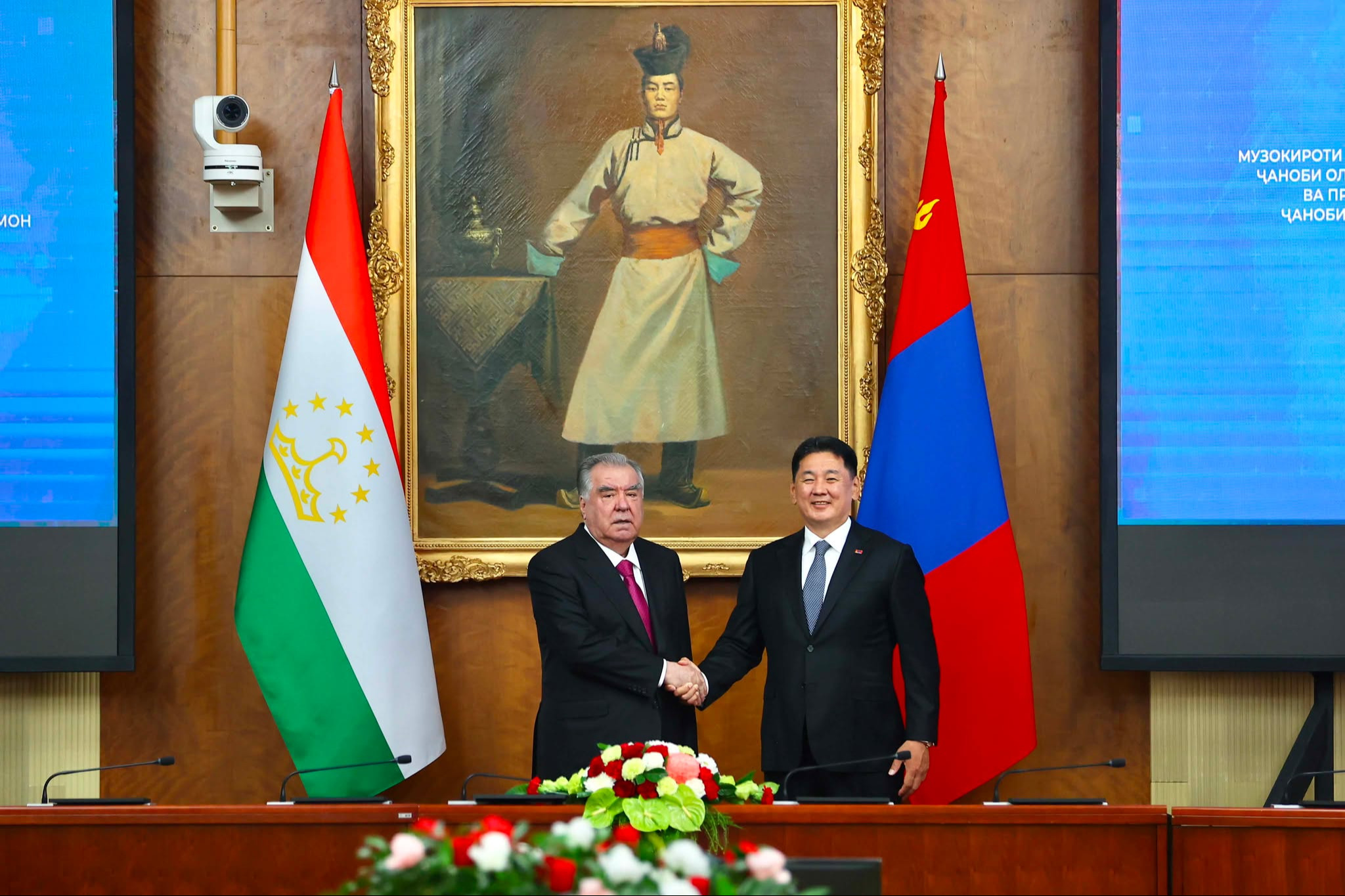 タジクスタンのEmomali Rahmon大統領、17年ぶりにモンゴル国賓訪問へ